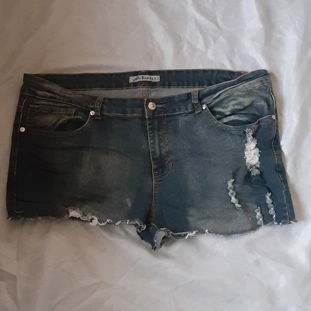 $8 Bundle Sale $ Exocet  distressed jeans shorts, Size 20